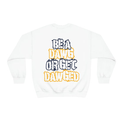 Jayde Gamble: UnderDawg Crewneck (Blue & Yellow)