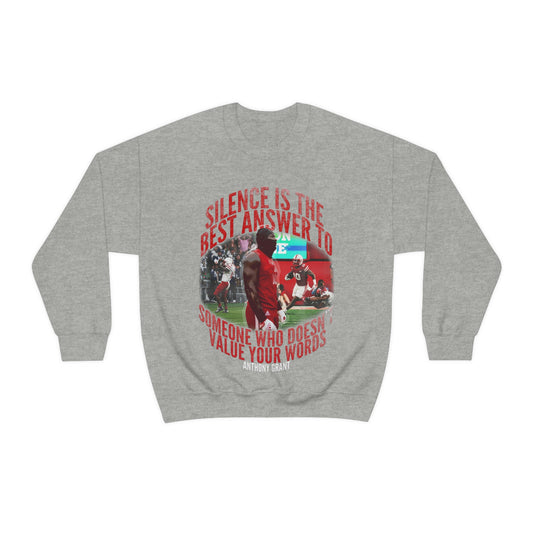 Anthony Grant: Silence Is The Best Answer Crewneck