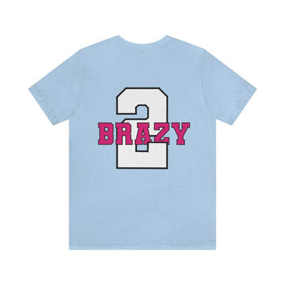 Jerkaila Jordan: 2 Brazy Tee (Pink)