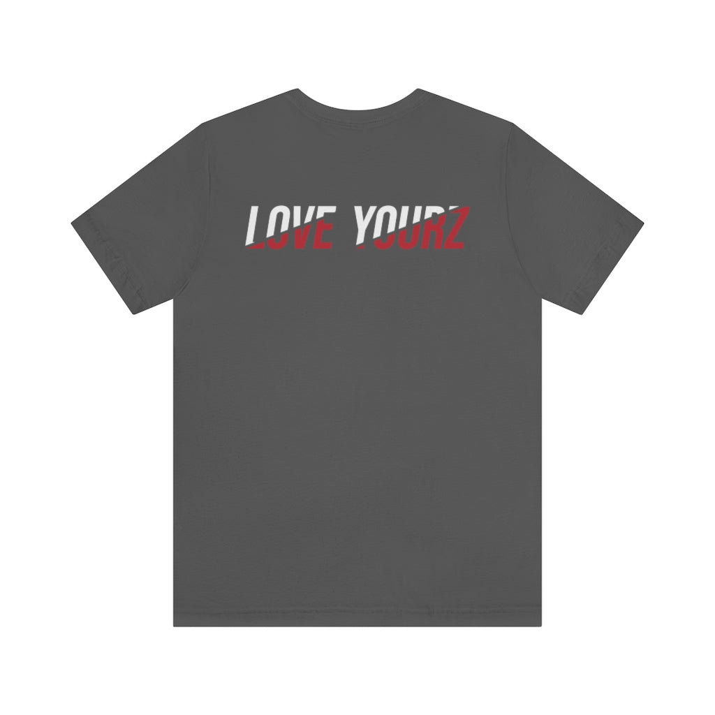 Jordyn Oliver: Love Yourz Tee (White/Red)