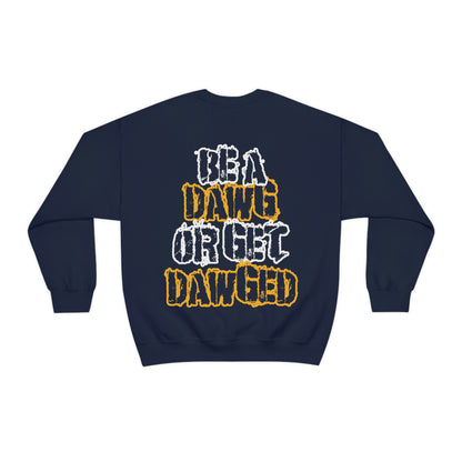 Jayde Gamble: UnderDawg Crewneck (Blue & Yellow)