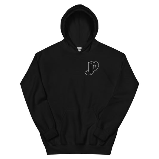 Justine Pissott: JP Outline Logo Hoodie