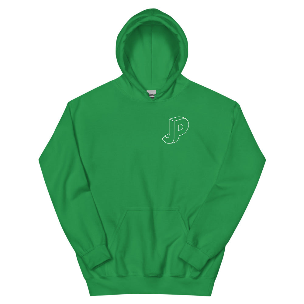 Justine Pissott: JP Outline Logo Hoodie