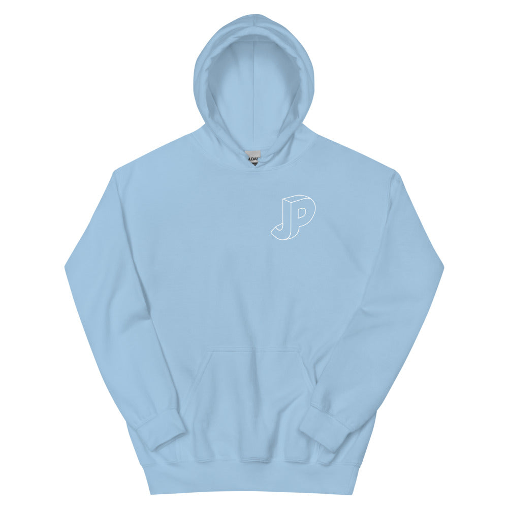 Justine Pissott: JP Outline Logo Hoodie