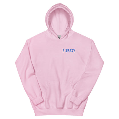 Jerkaila Jordan: 2 Brazy Hoodie (Blue)